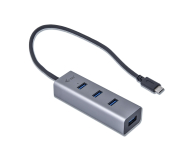 I-TEC USB-C Thunderbolt 4x USB 3.0 Metal HUB 28cm - 446051 - zdjęcie 2